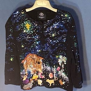 Michael Simon Nativity Cardigan